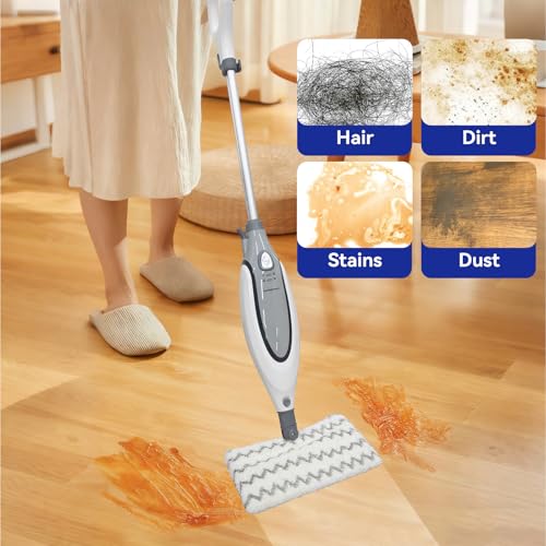 Shark Steam Mop Replacement Pads, Washable Microfiber, 2 Pack