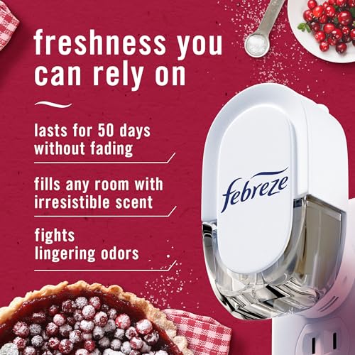 Febreze Cranberry Crumble Air Freshener Refill - 2 Count, 0.87oz