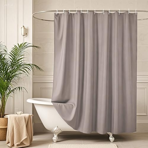 AooHome Water Repellent Shower Curtain Liner - Chocolate, 72" x 75"