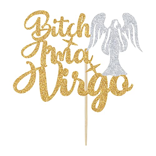 Virgo Birthday Cake Topper - Zodiac Season Party Decoration