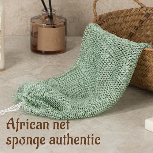 Yiclick Authentic African Net Sponge Exfoliating Body Scrubber