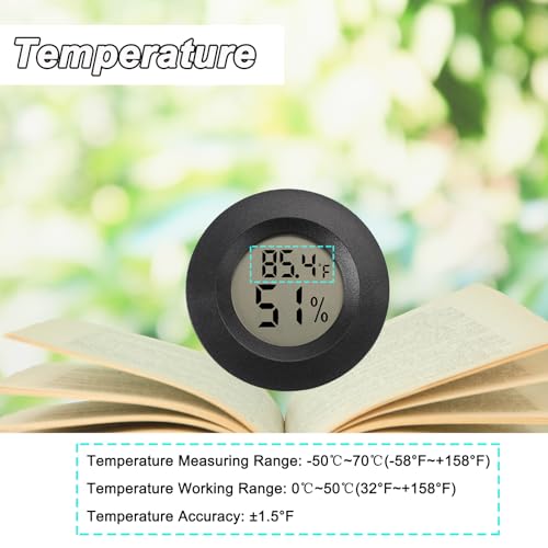 Digital Hygrometer Thermometer - 2 Pack Mini Humidity Meter