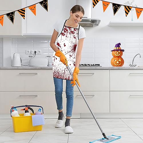 Halloween Bloody Apron for Cooking and Grilling - Spooky Design