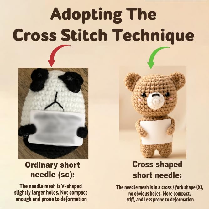 Handmade Crochet Bear Decor - Cute Gift for Dad