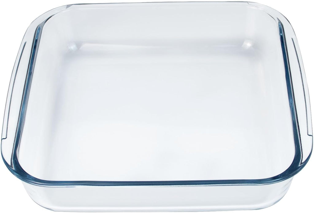 Skiennix Small Glass Baking Dish - 8.6-Inch Casserole Dish for Oven | Durable & Versatile
