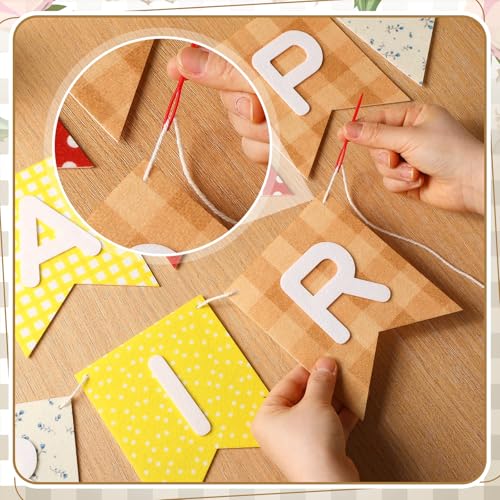 Felt Boho Happy Birthday Banner Garland Reusable Party Decoration