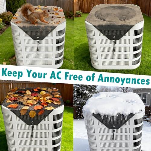 Universal 36x36 Inch Air Conditioner Cover - Weatherproof Mesh Protection