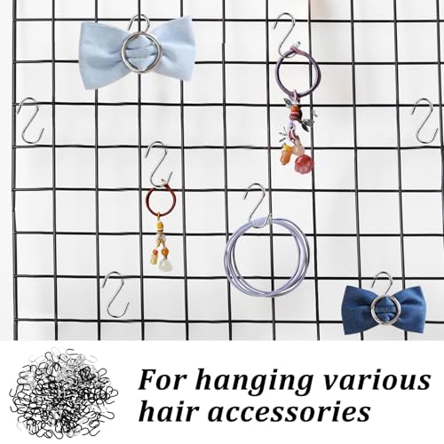 100 Pcs Mini S-Shaped Hooks - 1/2 Inch Stainless Steel Craft Connectors