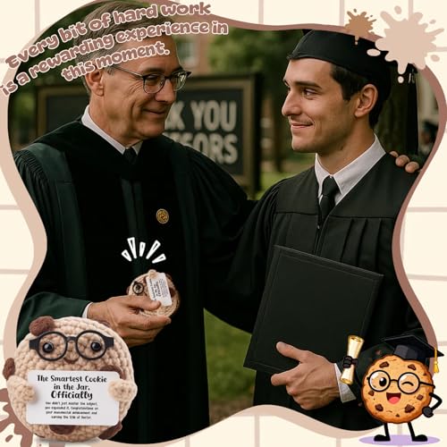 PhD Graduation Gift - The Smartest Cookie Scholar Desk Decor Keepsake