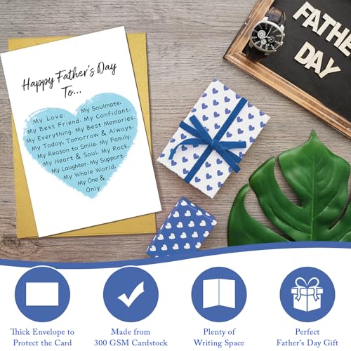 Funny Father's Day Card for Husband | Romantic Gift for Him