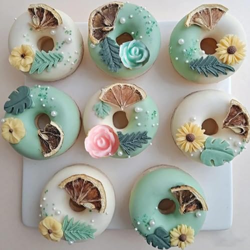 MINFEIDMS Style L Rose Silicone Candy & Fondant Mold - Mini Flower Design