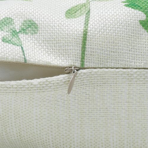 Bonhause Floral Throw Pillow Covers, 18x18 Inch Spring Garden Set of 4