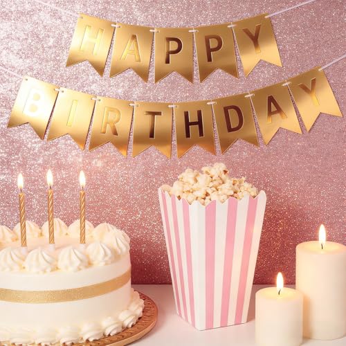 32 Pack Pink Popcorn Boxes - Mini Striped Buckets for Parties