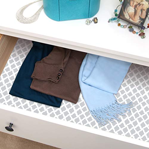 Con-Tact Creative Covering Self-Adhesive Shelf Liner 18'' x 16' Glacier Gray