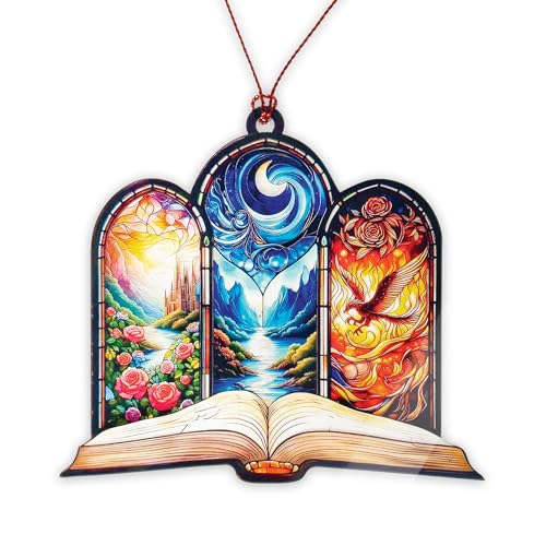 Book Lover Acrylic Ornament Literary Home Decor Gift