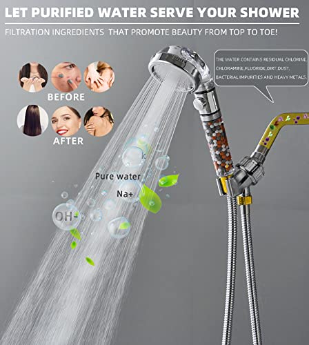 Ionic Mineral Bead Water Filter Stones - 6 Bags for Purifying Shower & More