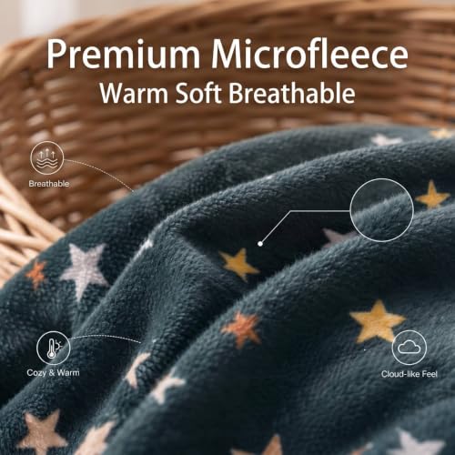 Woodland Themed Flannel Fleece Crib Sheets Set - 2 Pack, Toddler & Baby Bed Bedding