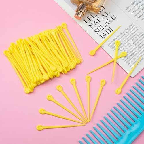 Pndeyo Plastic Hair Roller Picks Locking Pins for Curling Styling