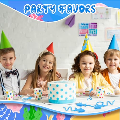 30 Pcs Sticky Shark Toys - Ocean Party Favors for Kids