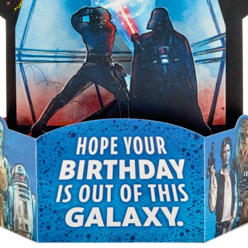 Hallmark Star Wars Pop Up Birthday Card with Music (Out of this