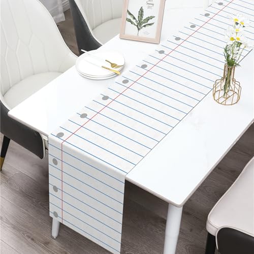 Composition Notebook Table Runner for Teacher Appreciation - 13x72in
