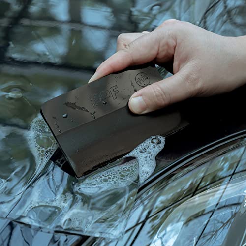 FOSHIO PPF Squeegee - Large Black TPU Rubber for Paint Protection & Tinting