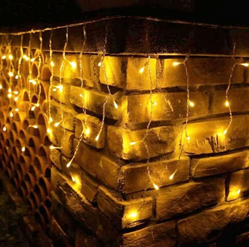 LED Ceiling Icicle Lights - 16.4FT 216 LEDs | 8 Modes Twinkle Fairy Lights for Indoor/Outdoor Decoration