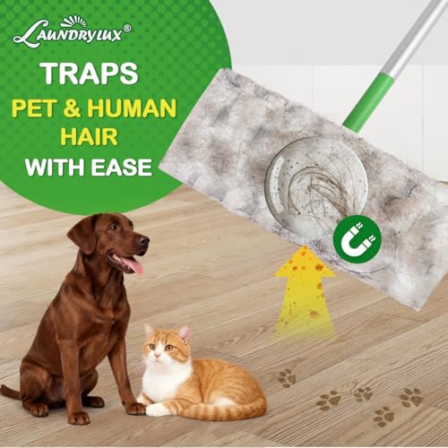 LAUNDRYLUX Heavy Duty Dry Sweeping Cloths for Swiffer Sweeper, 32 Count