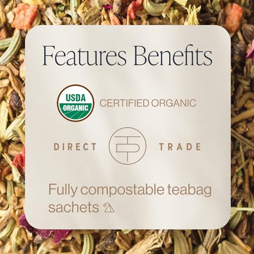 Valerian Dream Organic Herbal Tea Bags - Caffeine Free, 15 Count