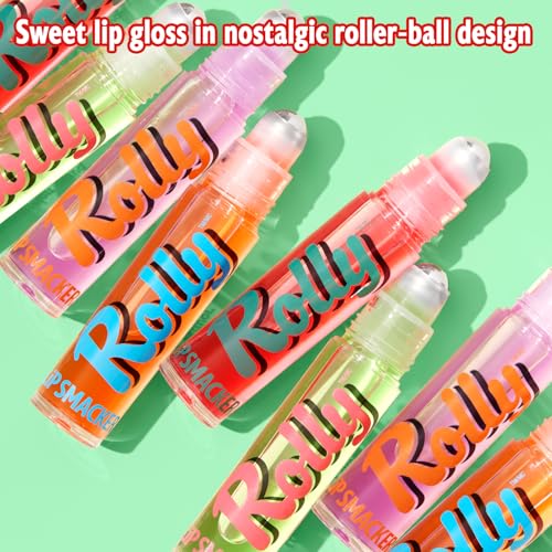 Lip Smacker Rolly Strawberry Roller-Ball Lip Gloss & Hydrating Shine