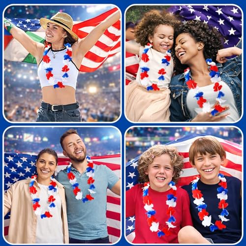 American 250th Anniversary Party Kit with Flag and Leis