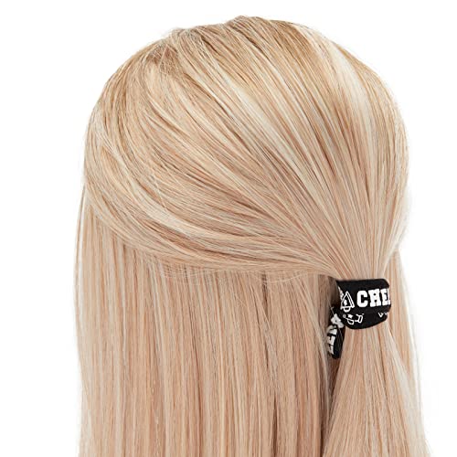 Zodaca Black Cheer Bracelets 50 Pack - Ponytail Holders & Hair Ties