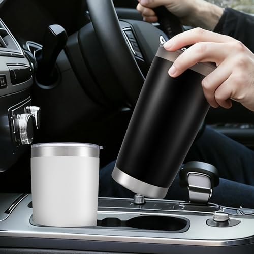 Sky Blue 20 oz Stainless Steel Insulated Tumbler with Lid - Durable, Leak-Proof, Double Wall, Fits Car Cup Holders