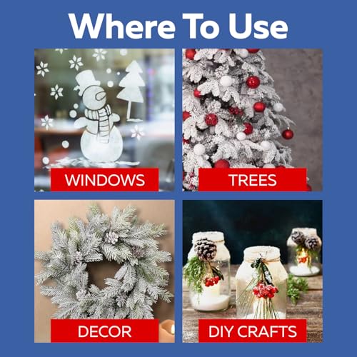 Santa Snow Spray 13oz Artificial Christmas Tree Flocking - 1 Pack