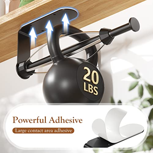 Winproper Black Under Cabinet Paper Towel Holder – Stainless Steel Wall Mount