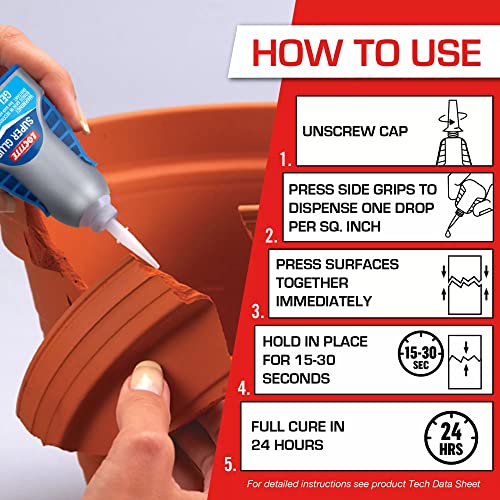 Loctite Super Glue Gel Control - Clear Instant Adhesive 0.14 fl oz