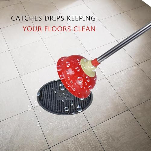 Anti-Slip Plunger Tray for Bathroom & Kitchen Organization