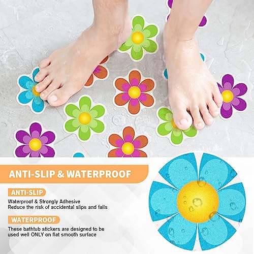 20 PCS Non-Slip Bathtub Stickers - Waterproof Safety Decals