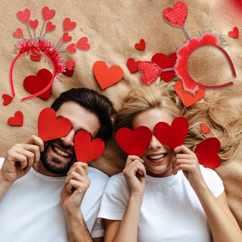 Heart Headband for Women Valentine Day Party Costume Accessories