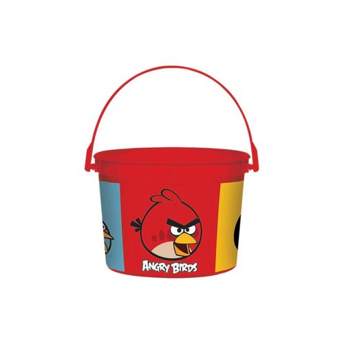 Birthday Party Favour Container, 1 Pieces, Made from Plastic, Red, 4 1/2" x 6 1/2" diameter by Amscan