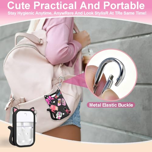 Silicone Protective Case for Touchland Hand Sanitizer Spray 30ml Cat