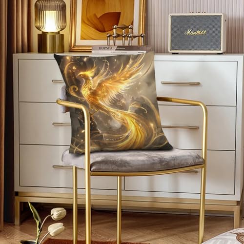 Velvet Throw Pillow Cover 18x18in - Colorful Bohemian Design