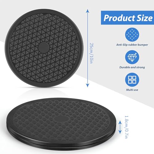 10-Inch Heavy Duty Lazy Susan Rotating Swivel Stand with Ball Bearings