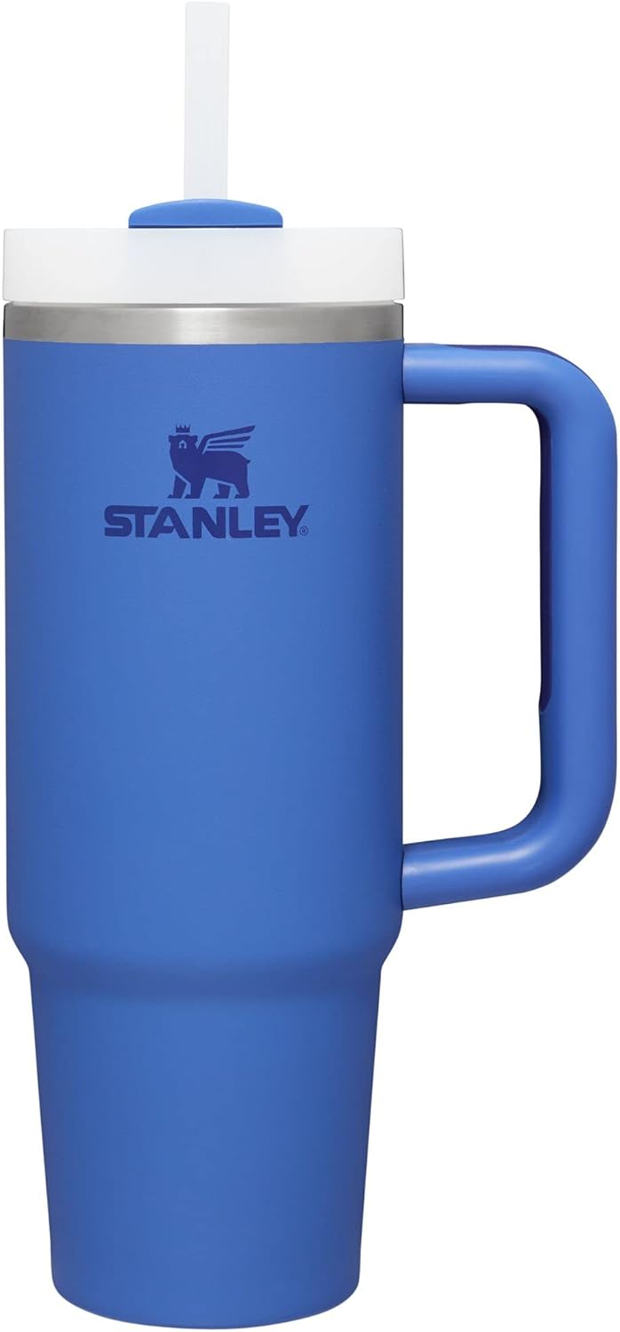 STANLEY Quencher H2.0 Tumbler 30 oz - Insulated Stainless Steel with Straw & 3-Position Lid | BPA-Free | Iris