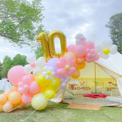 Double Number 11 Balloons - 40 Inch Gold Foil Mylar for Birthdays & Anniversaries