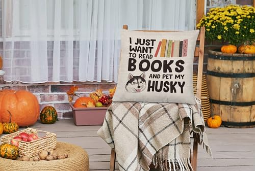 Husky Pillow Covers 18x18 - Perfect Gift for Dog Lovers
