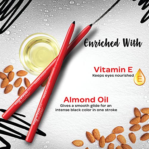 FACESCANADA Magneteyes Black Eye Pencil with Almond Oil & Vitamin E