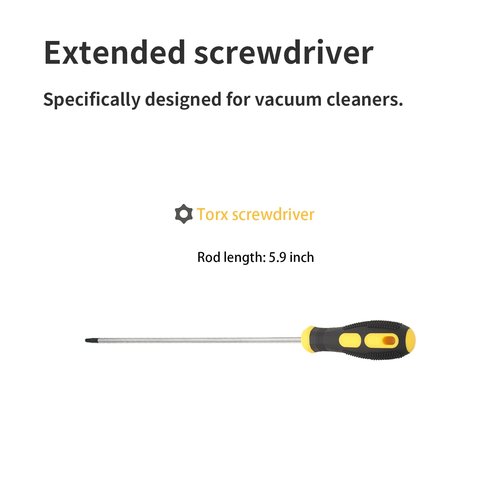 Hather 4-Pack Upgraded Trigger Switch Button Replacement for Dyson V10, V11, SV12, SV14 - Includes Extended Screwdriver Tool Set