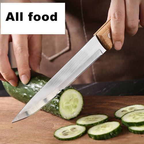 AYANICA 4-Inch Ultra Sharp Paring Knife for Fruits & Vegetables with Wooden Handle