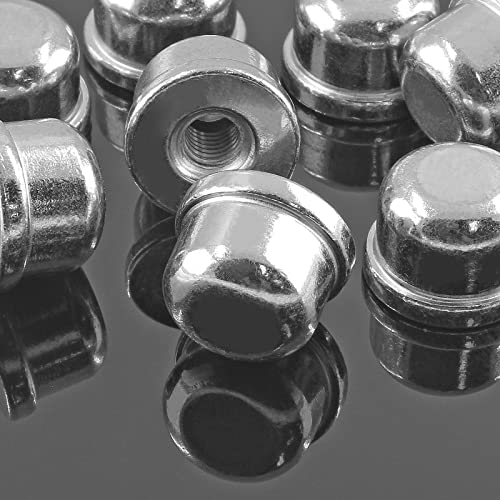 Silver Lamp Finials 1/4-27, 0.5 Inch Tall - 2 Pack